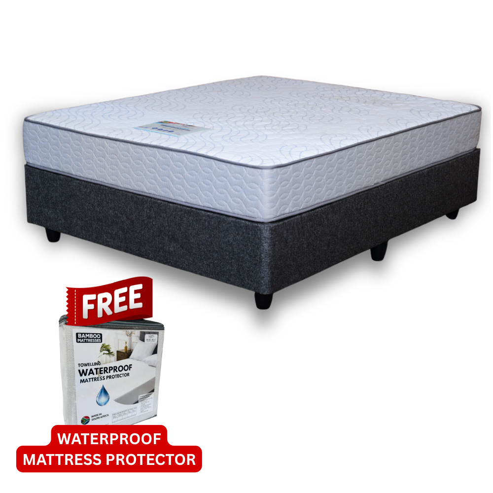 Cloudnine EgroMax Firm Queen Bed Set Standard Length-zoom-1