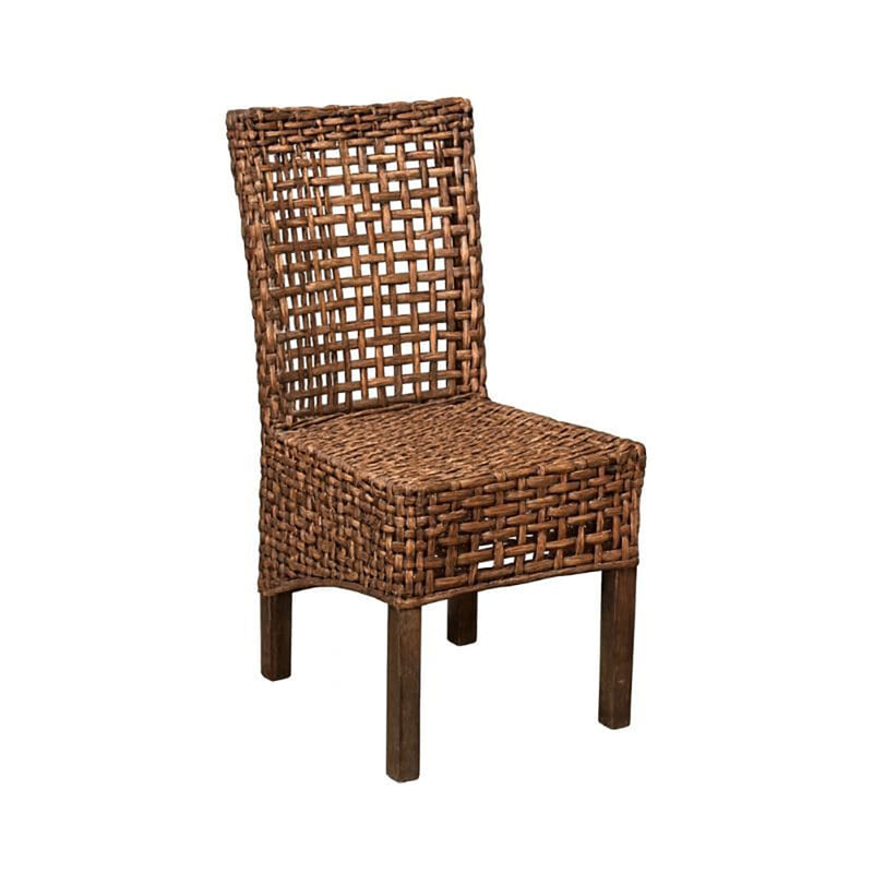 Weave Dining Chair
 Dark Rattan with Mango Wood Legs-zoom-