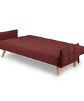 Dexter Sleeper Couch Fabric Red