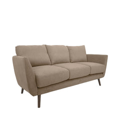 Amber 3 Seater Fabric Beige