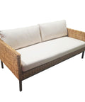 Barbados 3 Seater Rattan Steel Legs