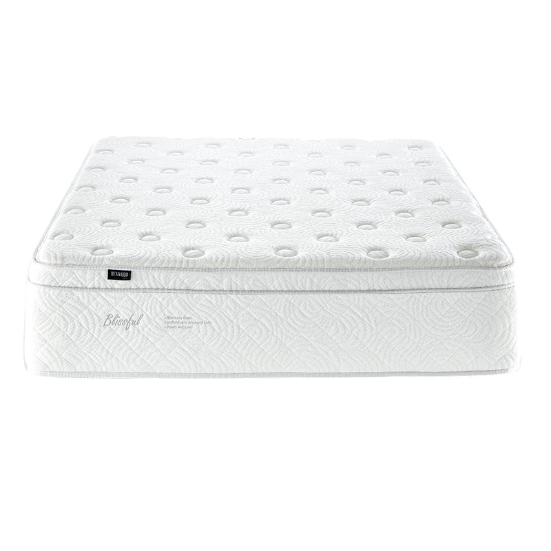 Henwood Blissfull Memory Plush Queen Bed Set Extra Length-zoom-