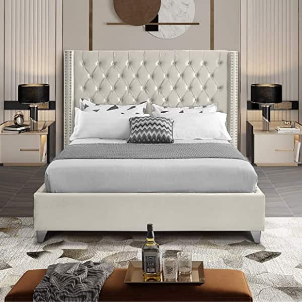 Bamboo Mattress Colorado Cream King Bed