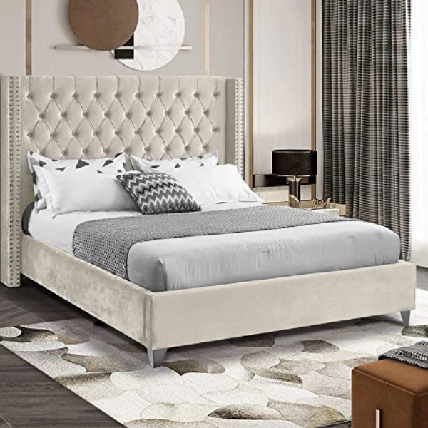 Bamboo Mattress Colorado Cream Queen Bed