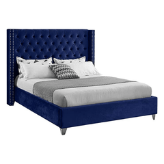 Bamboo Mattress Colorado Navy double Bed