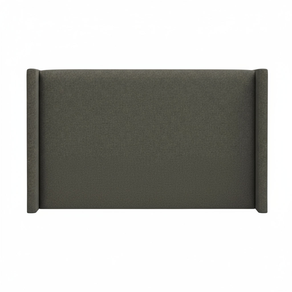 Makoya Charcoal Fabric Queen Bed Headboard-3