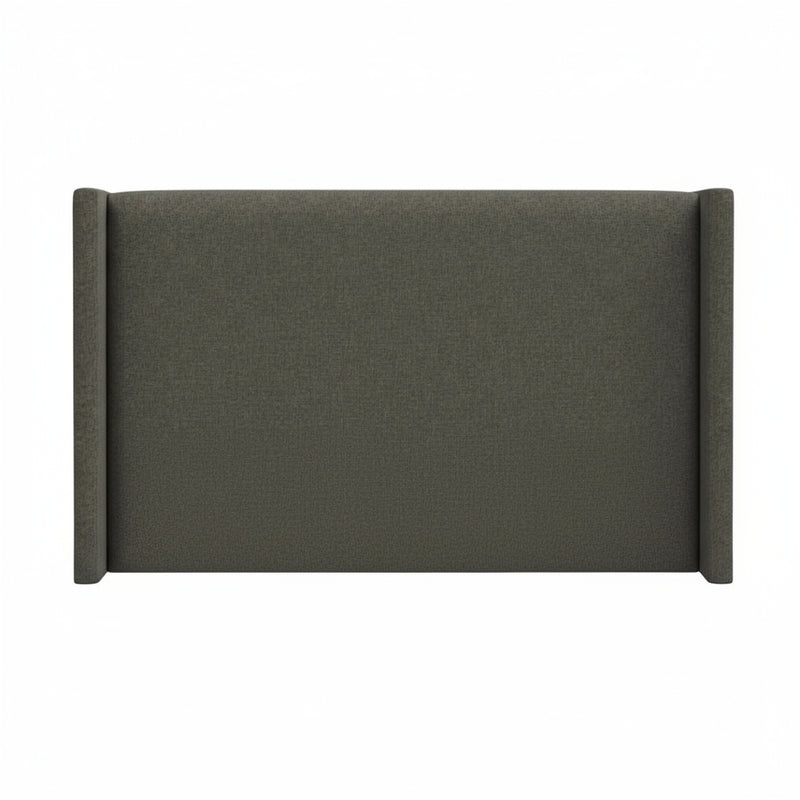 Makoya Charcoal Fabric Queen Bed Headboard-zoom-