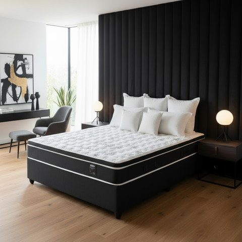 Bamboo Spinal Classic Firm Double Bed Set Standard Length