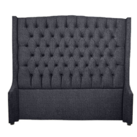 Belmont Black Double Headboard