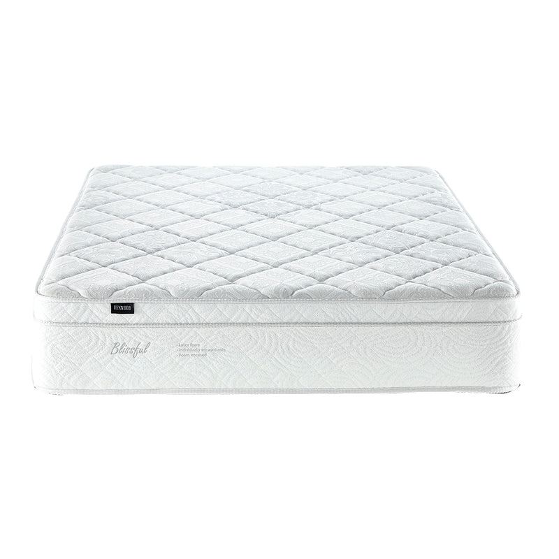 Henwood Blissfull Latex Plush Single Mattress Standard Length-zoom-