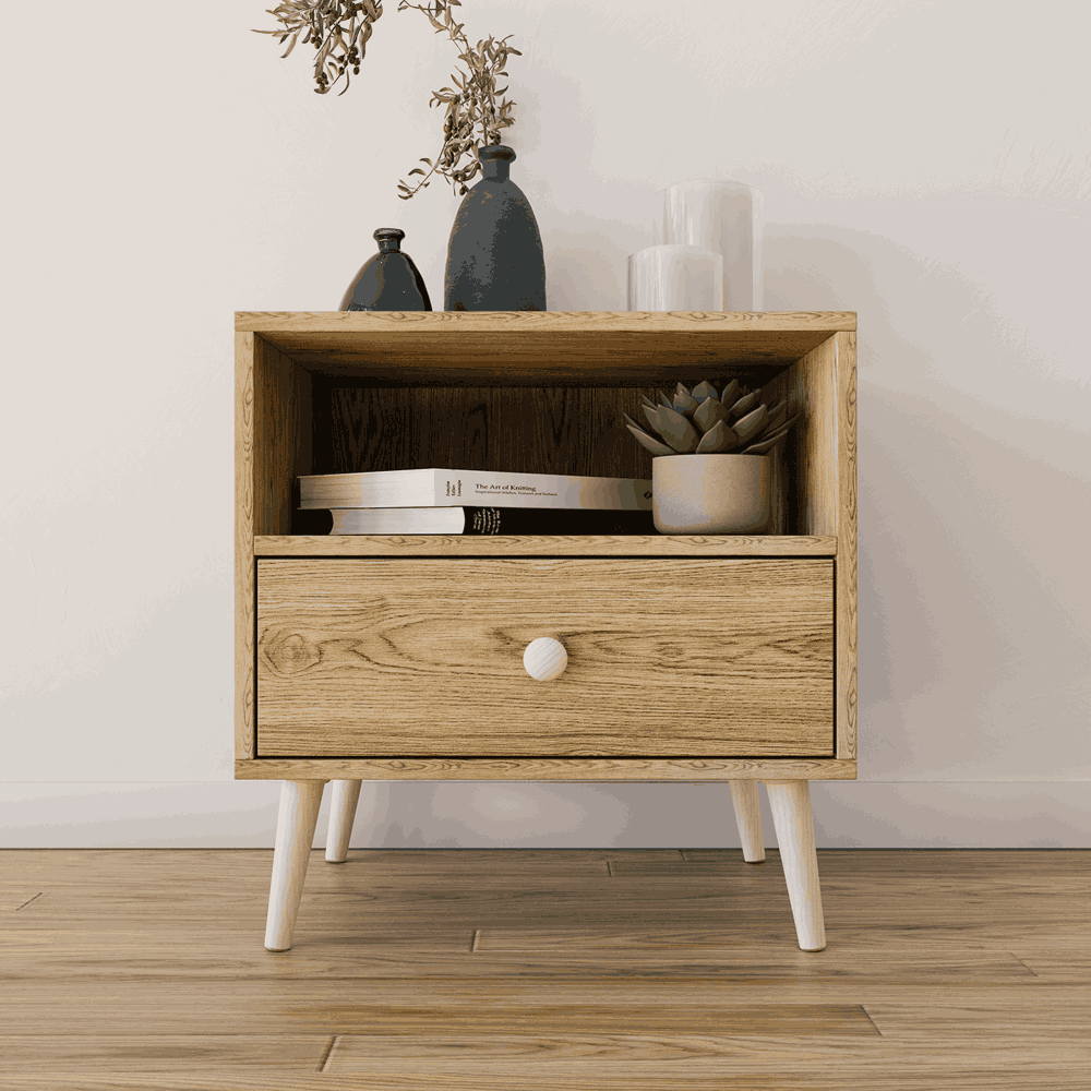 Scandinavian One Drawer Pedestal Alegria-zoom-5