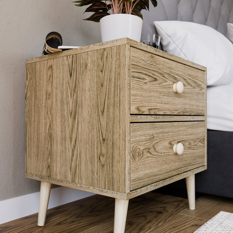 Scandinavian Two Drawer Pedestal Alegria-zoom-