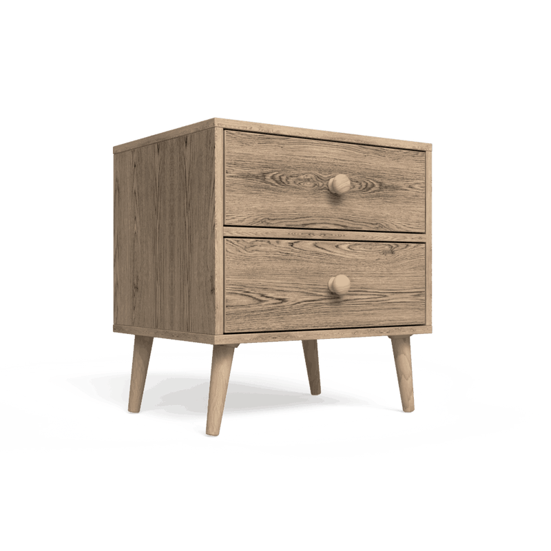 Scandinavian Two Drawer Pedestal Alegria-zoom-