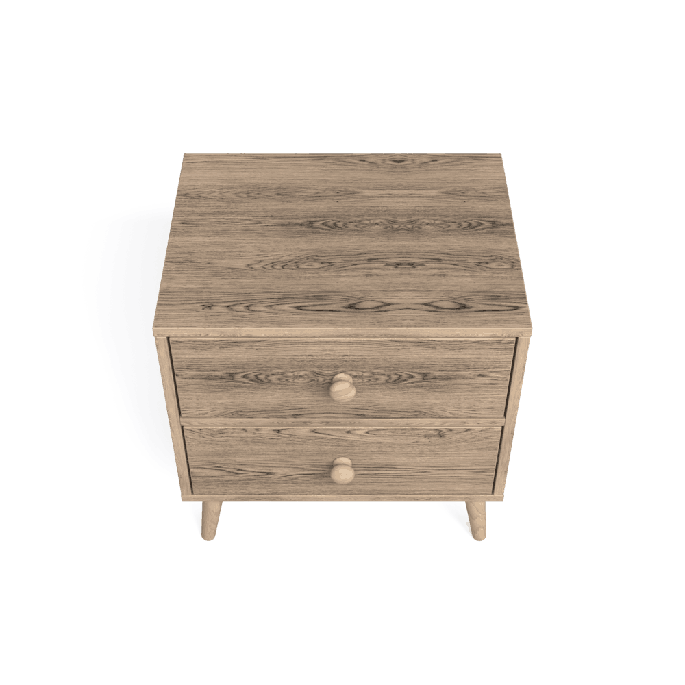 Scandinavian Two Drawer Pedestal Alegria-zoom-6