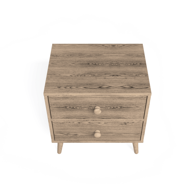 Scandinavian Two Drawer Pedestal Alegria-zoom-