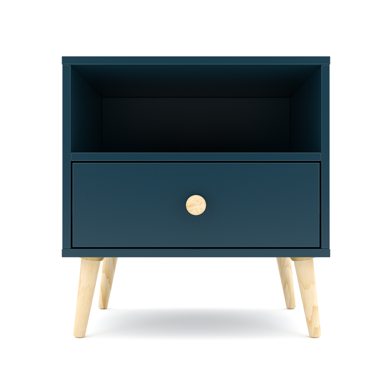 Impression One Drawers Pedestal Petrol Blue-zoom-