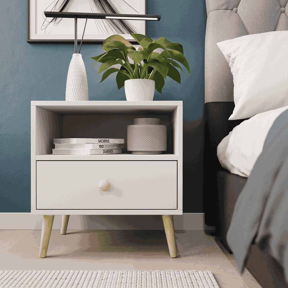 Impression One Drawers Pedestal Folkstone Grey-2