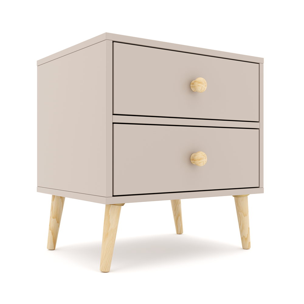 Impression Two Drawers Pedestal Congo-4