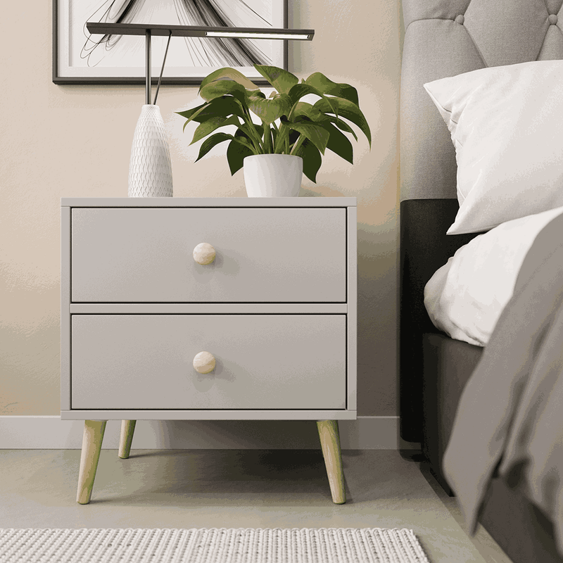 Impression Two Drawers Pedestal Dunblane Grey-zoom-