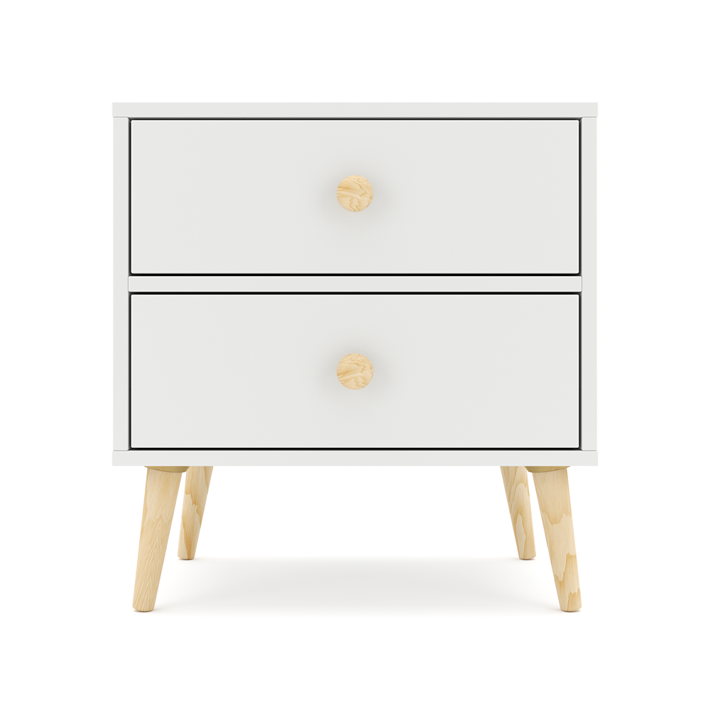 Impression Two Drawers Pedestal Folkstone Grey