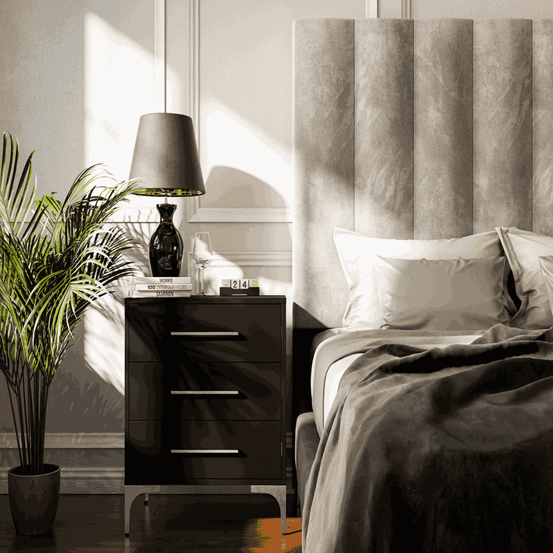 Trentino Grey Queen Headboard-zoom-