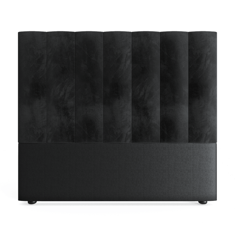Trentino Black Double Headboard-zoom-