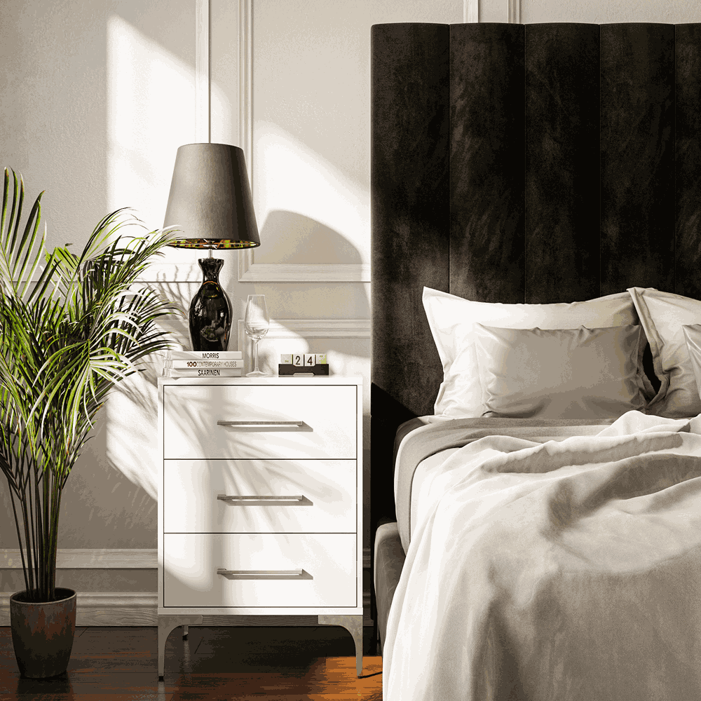 Trentino Black Queen Headboard-3