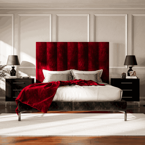 Trentino Red Double Headboard