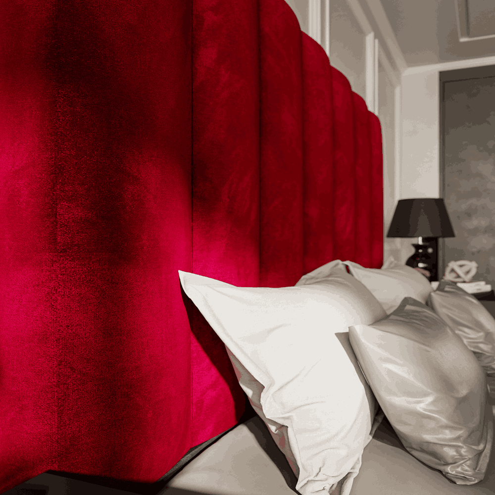 Trentino Red Double Headboard-4