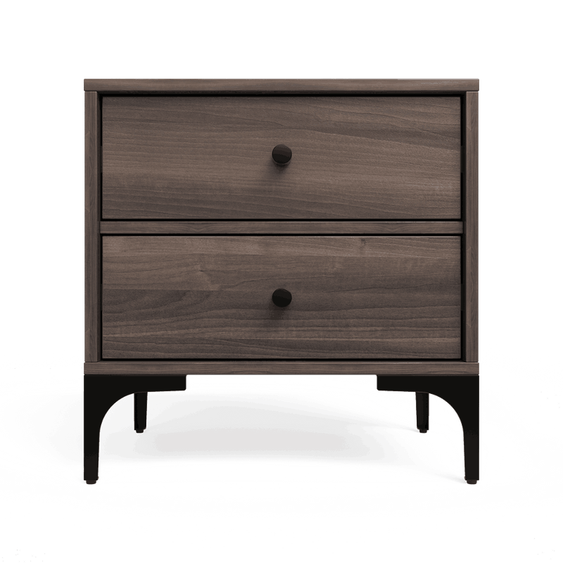 Mistbelt Two Drawers Pedestal Walnut-zoom-