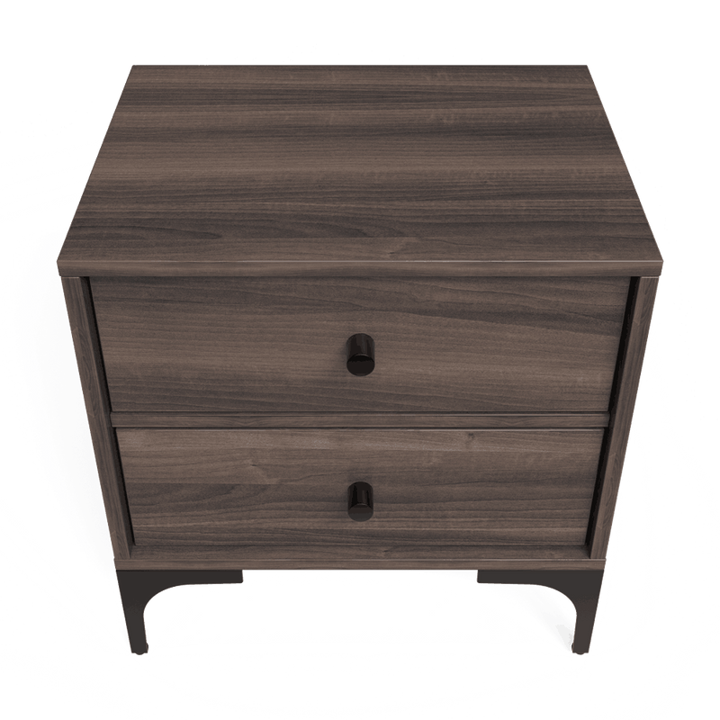 Mistbelt Two Drawers Pedestal Walnut-zoom-