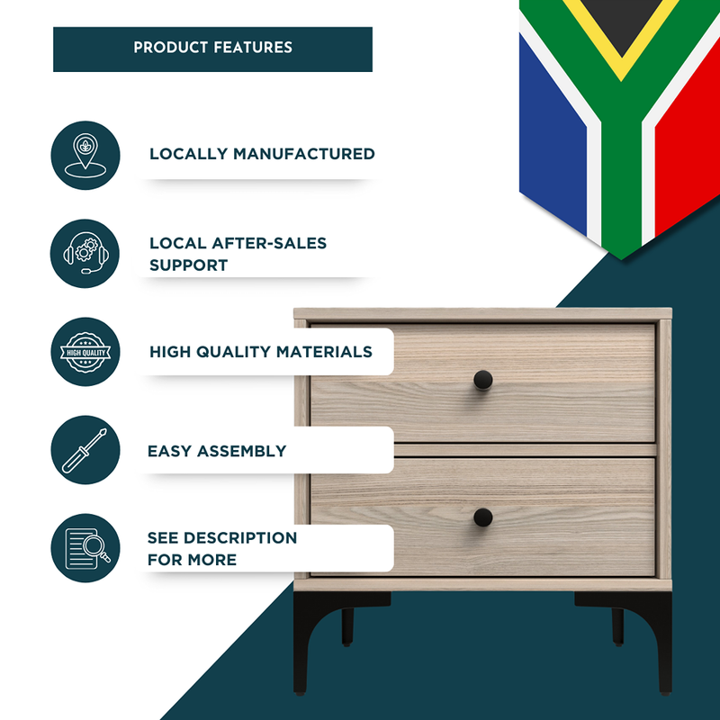 Mistbelt Two Drawers Pedestal Coimbra-zoom-