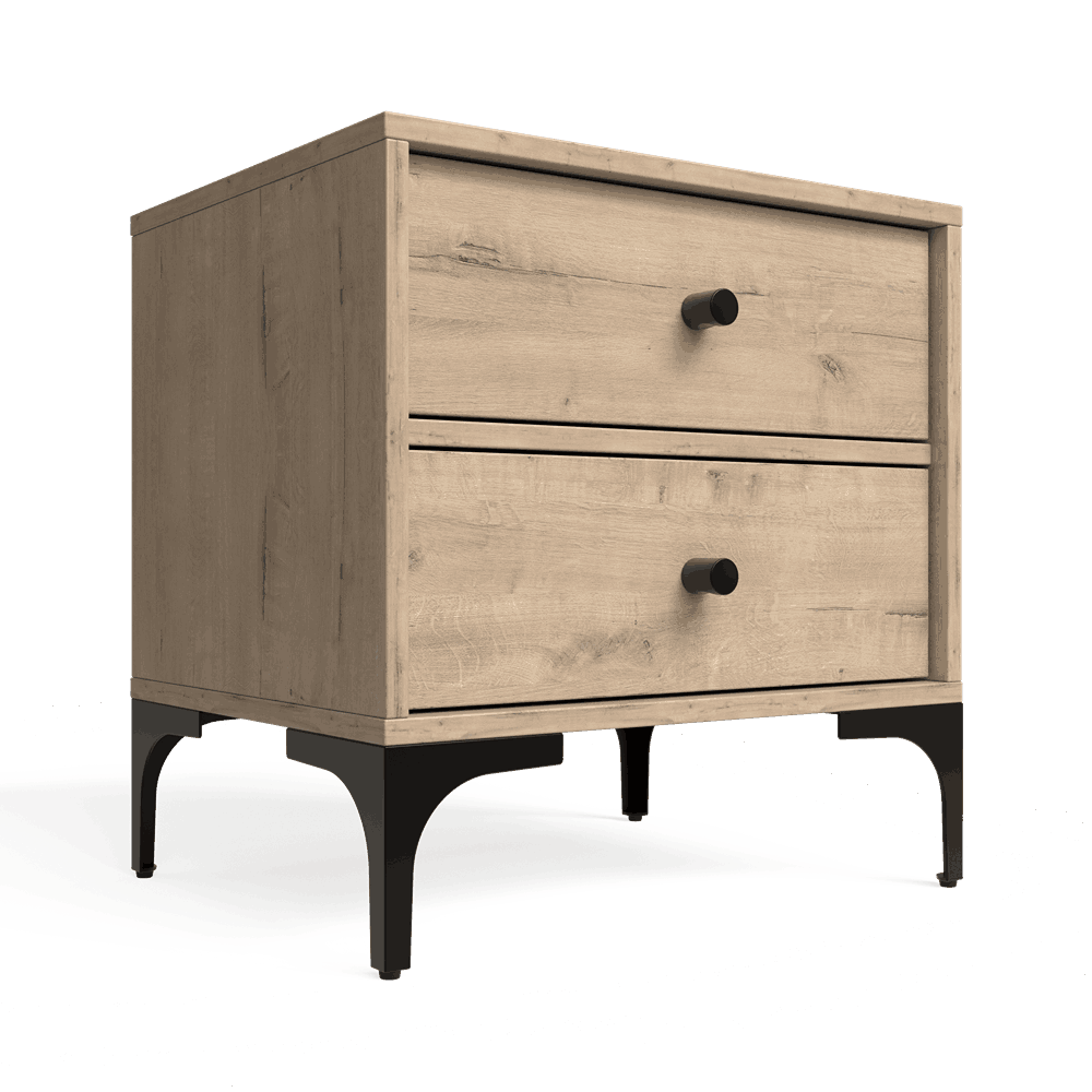 Mistbelt Two Drawers Pedestal Brookhill-2