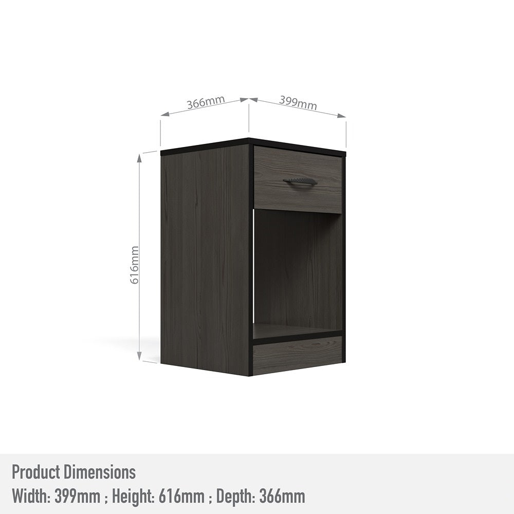 Essential One Drawers Pedestal Smoked Cedar-zoom-3