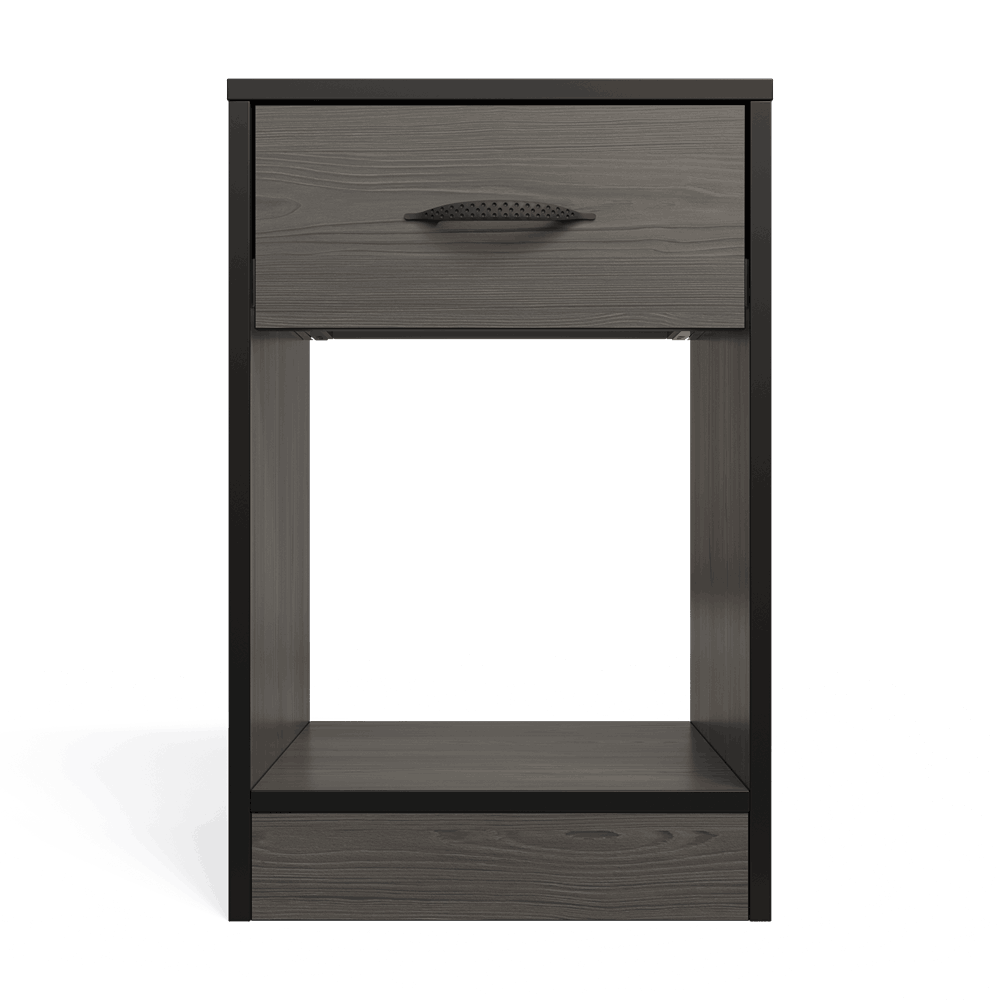 Essential One Drawers Pedestal Smoked Cedar-zoom-1