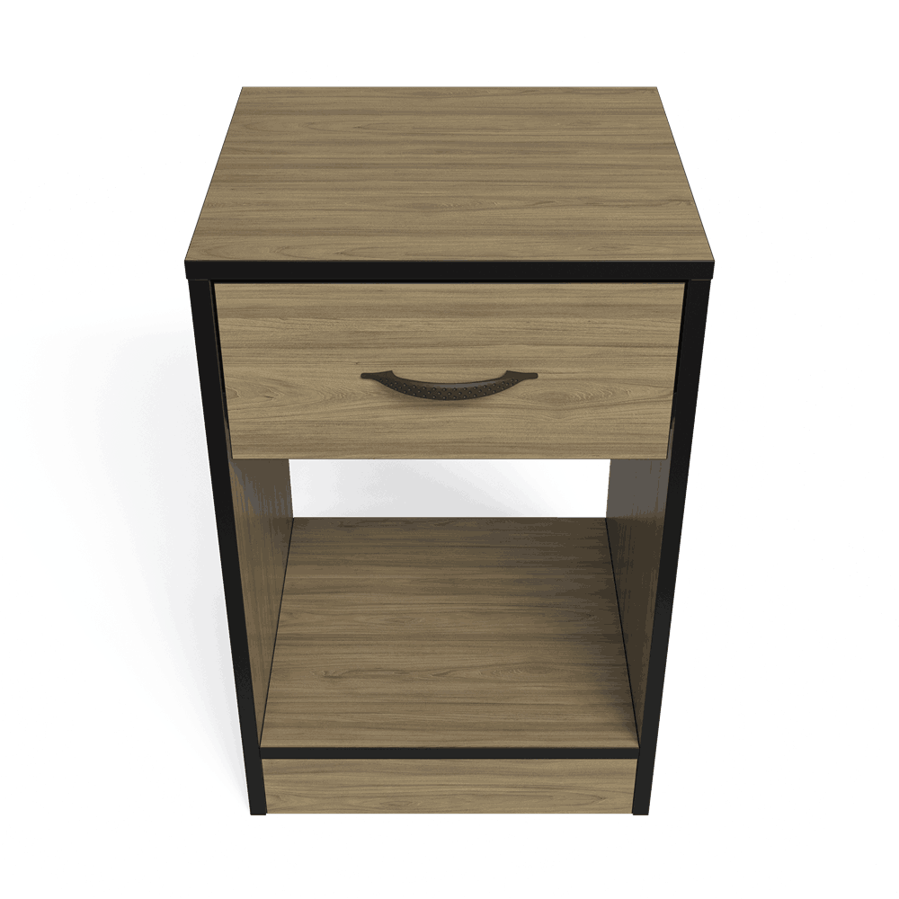 Essential One Drawers Pedestal Swiss Elm-zoom-5