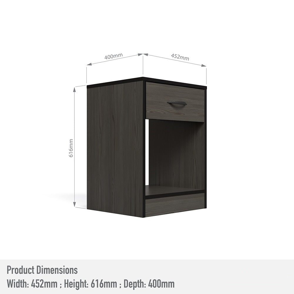 Foundation One Drawers Pedestal Smoked Cedar-zoom-3