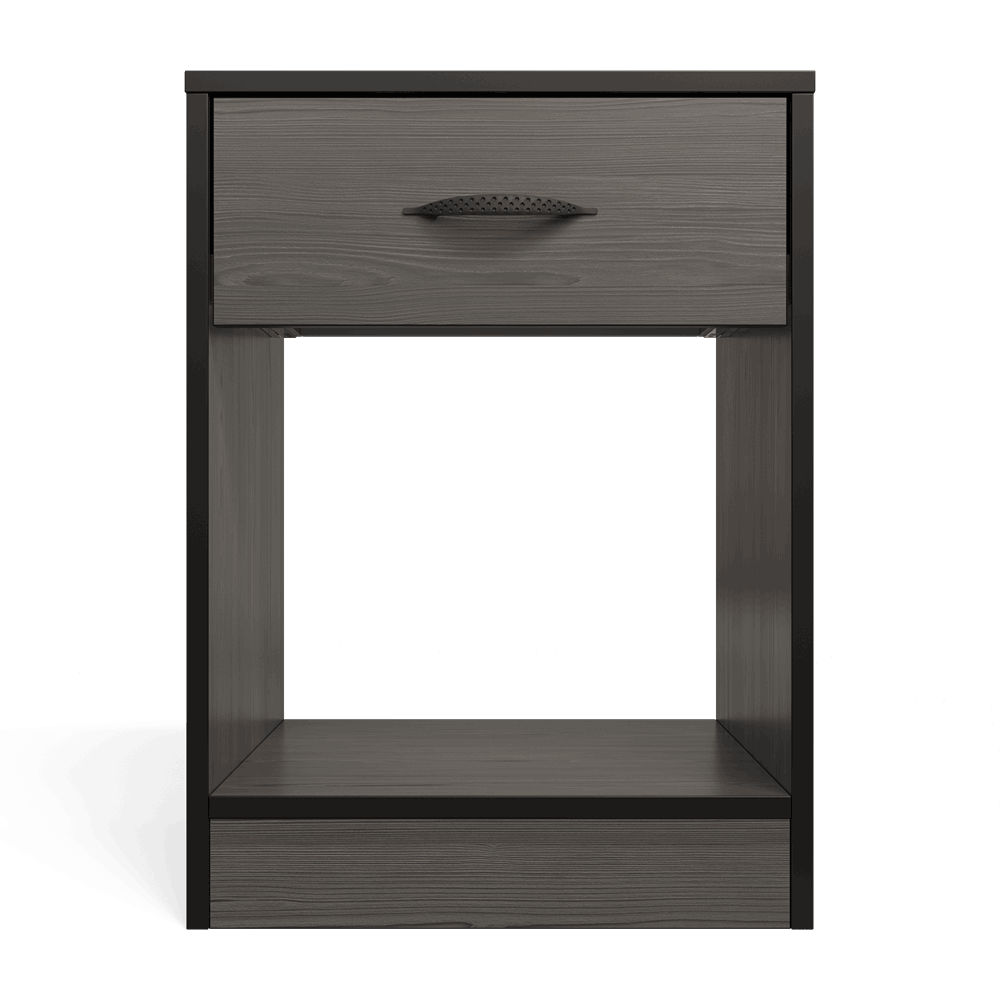 Foundation One Drawers Pedestal Smoked Cedar