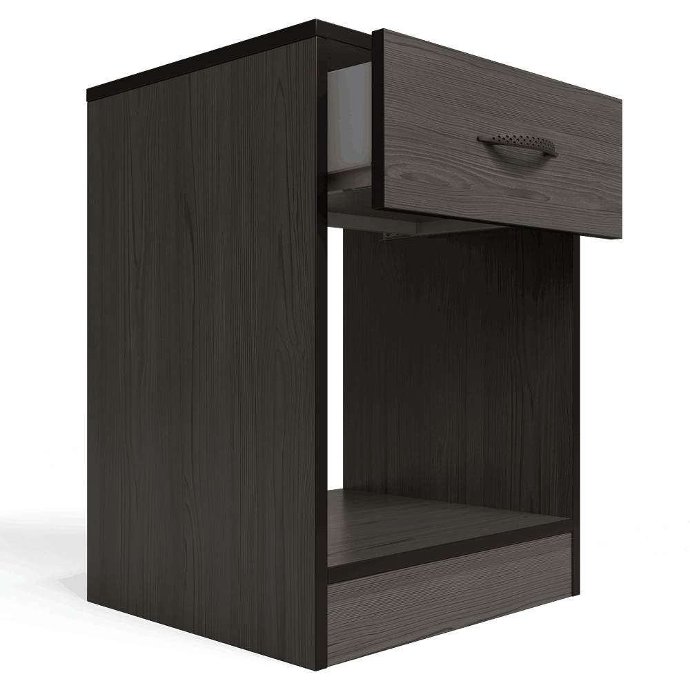 Foundation One Drawers Pedestal Smoked Cedar-zoom-6