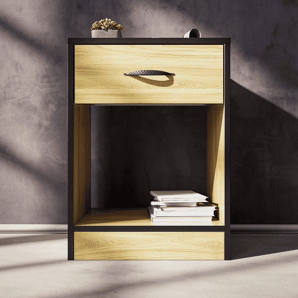 Foundation One Drawers Pedestal Swiss Elm-4