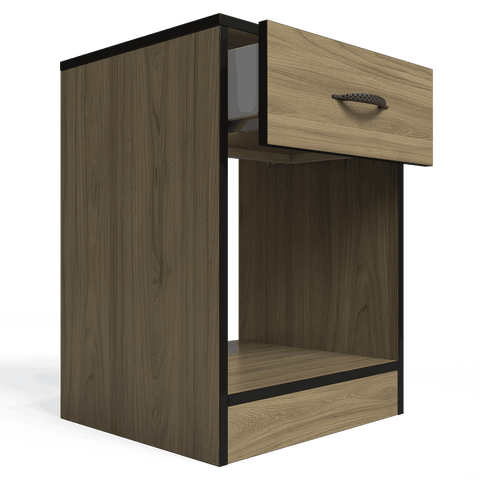 Foundation One Drawers Pedestal Swiss Elm