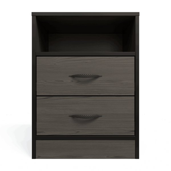 Foundation Two Drawers Pedestal Smoked Cedar