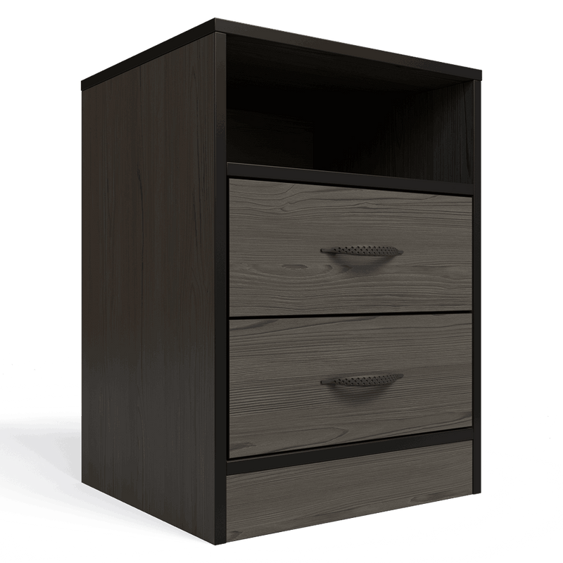 Foundation Two Drawers Pedestal Smoked Cedar-zoom-