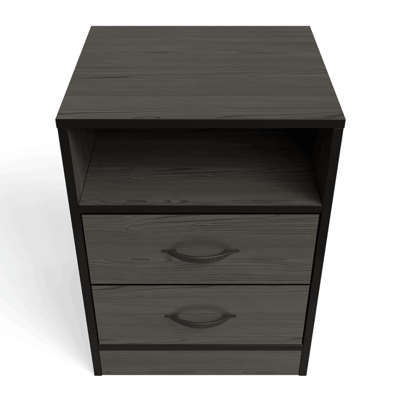 Foundation Two Drawers Pedestal Smoked Cedar-zoom-