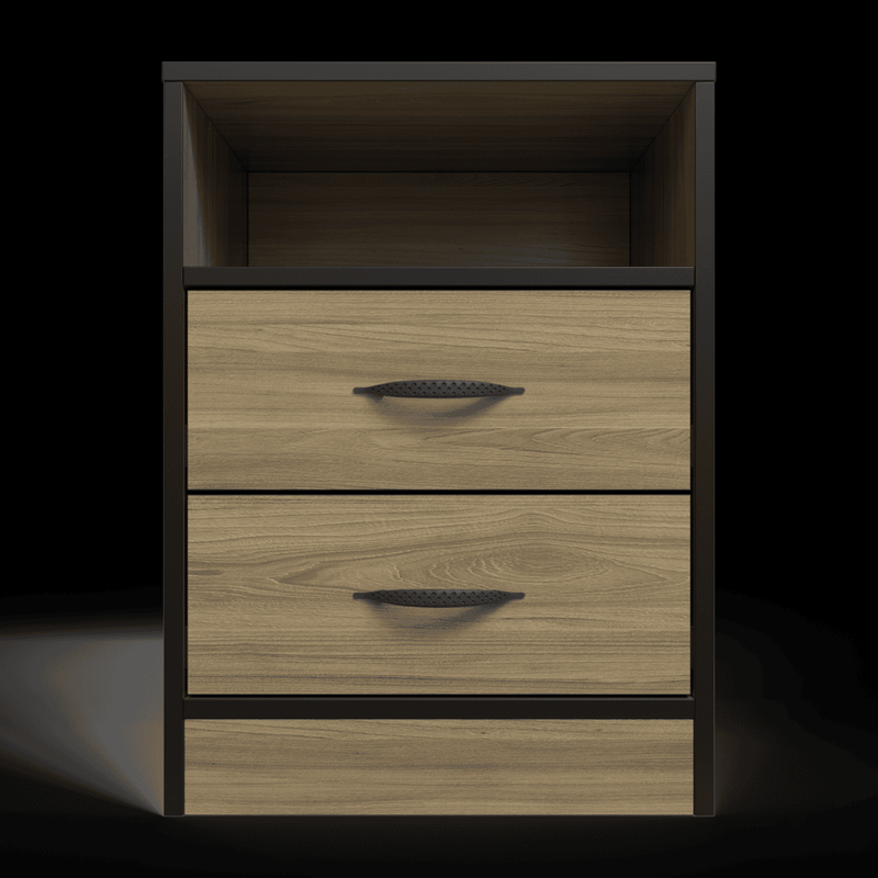 Foundation Two Drawers Pedestal Swiss Elm-zoom-
