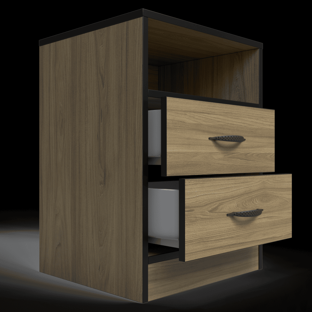 Foundation Two Drawers Pedestal Swiss Elm-zoom-7