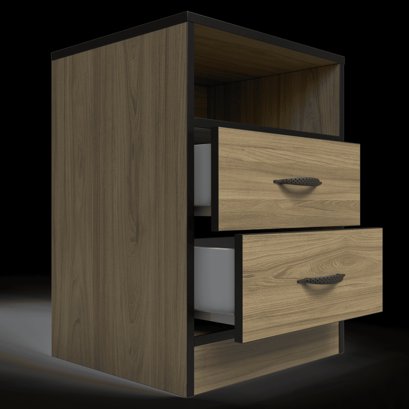 Foundation Two Drawers Pedestal Swiss Elm-zoom-