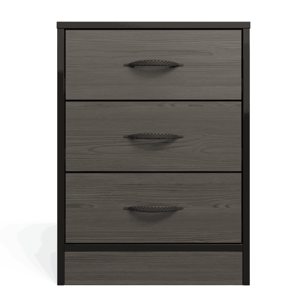 Foundation Three Drawers Pedestal Smoked Cedar