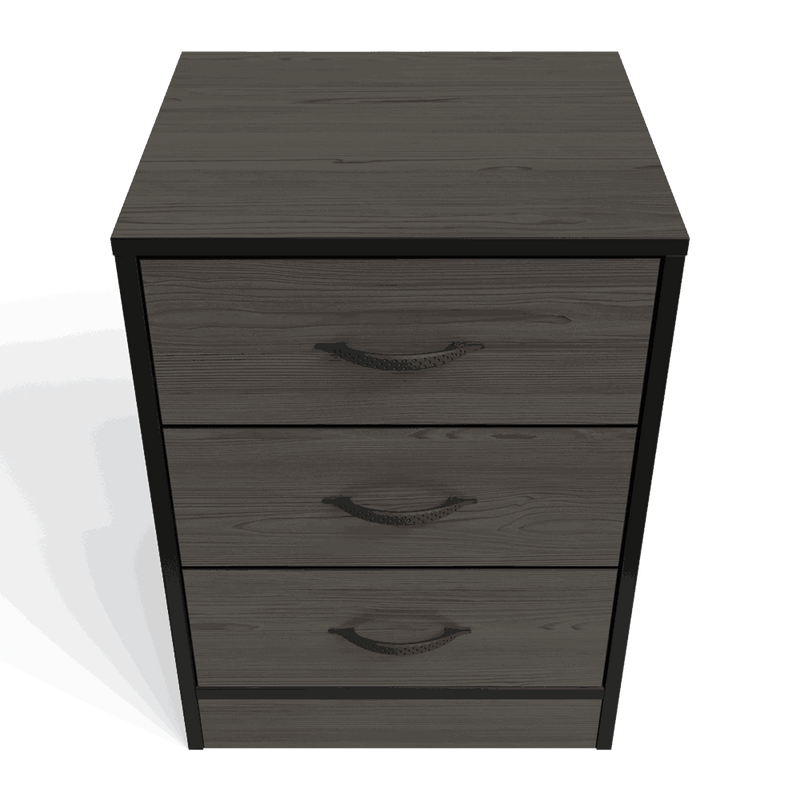 Foundation Three Drawers Pedestal Smoked Cedar-zoom-