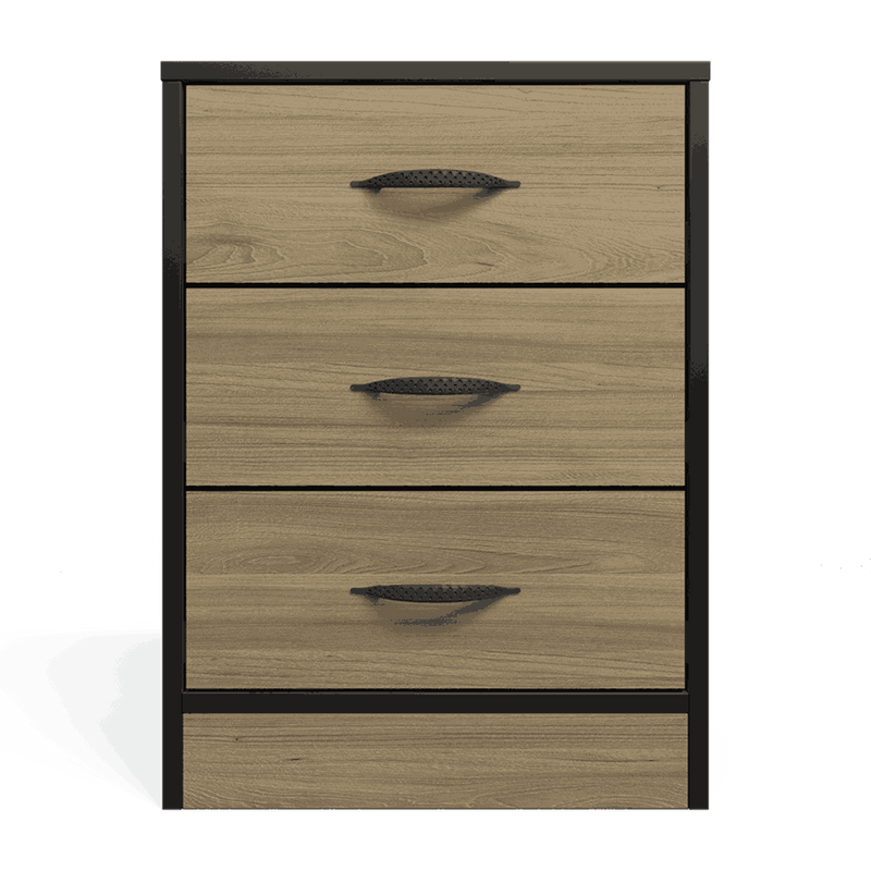 Foundation Three Drawers Pedestal Swiss Elm-zoom-
